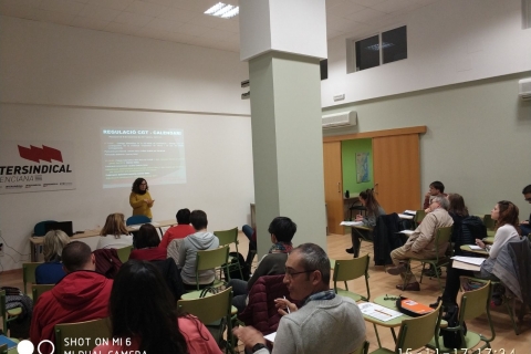 Assemblea informativa sobre el concurs de trasllats a la seu d'STEPV a Castelló