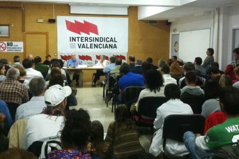 Conferència de Jaume Carbonell, a la seu d'STEPV de València. 