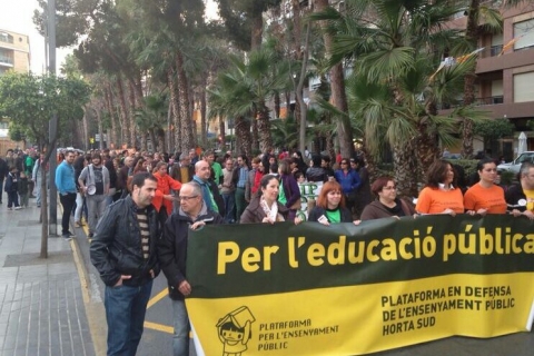 Manifestació del 6 de març a Torrent