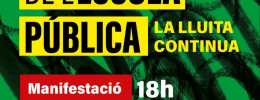 Intersindical Valenciana crida a la classe treballadora a participar en les manifestacions per la dignitat de l’educació pública de dissabte 12 de setembre