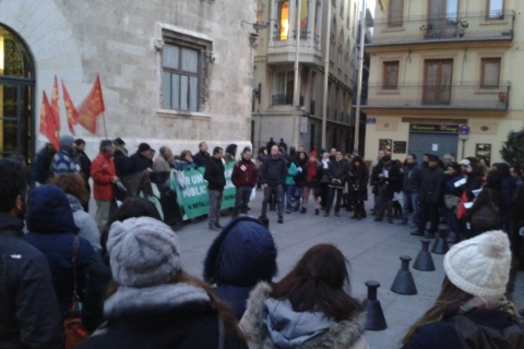 Concentració a València
