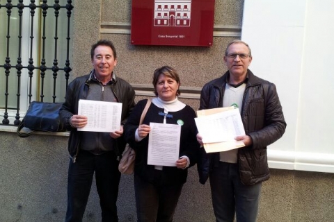 Representants del Sindicat presenten al queixa al Síndic a Alacant