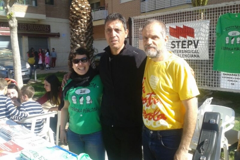 Patri Teruel i Àlvar Anyó, de STEPV, amb 
