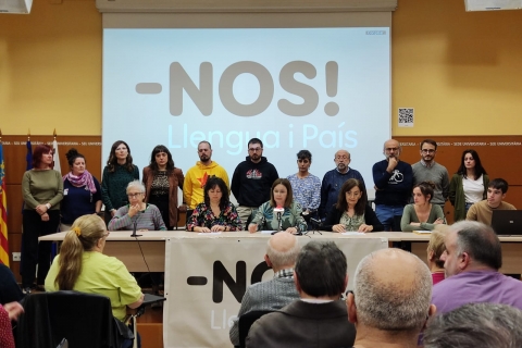 Presentació de -NOS! a Alacant el passat 27 de gener