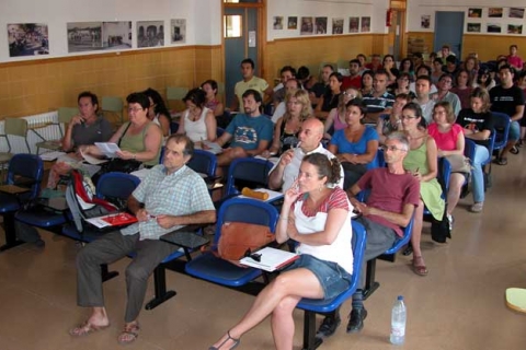 Assemblea de la Coordinadora del professorat interí, a Xàtiva.
