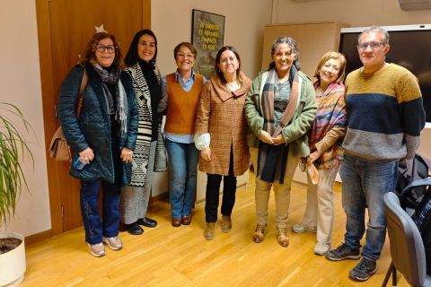 Representants de STEPV amb la DGIEIE i membres del seu equip