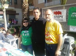 Membres de STEPV de Castelló en la Marató de dissabte.
