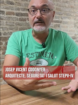 Xarrada de Josep Vicent Codonyer a València sobre infraestructures educatives