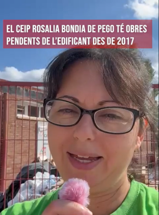 Stepv visita el CEIP Rosalia Bondia de Pego i el CEIP Ausiàs March dels Poblets després de la dana