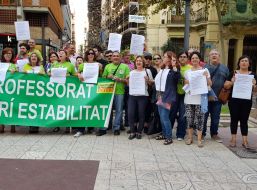 Concentració a Alacant el passat 10 d'octubre