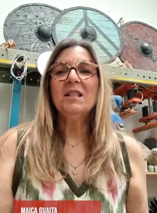Maica Guaita, candidata d’STEPV a Castelló, demana el vot per a les eleccions al personal expert i professorat especialista