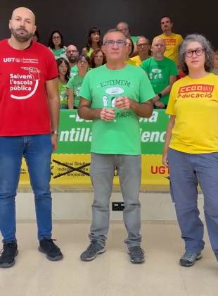 STEPV, CCOO i UGT arranquen el compromís a la consellera de reunir-se