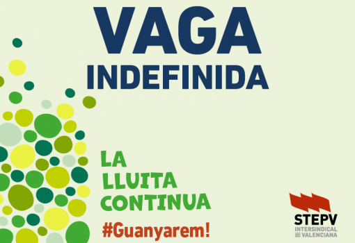 La Fiscalia dona la raó a l’STEPV i demana al TSJCV que anul·le part dels serveis mínims imposats durant la vaga indefinida docent