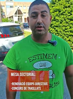 Mesa sectorial 15 d’octubre: renovació equips directius, concurs de trasllats, nou decret de comissions de servei