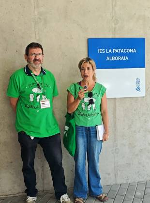 STEPV visita l’IES la Patacona (Alboraia), un centre que hauria d’haver estat acabat en gener