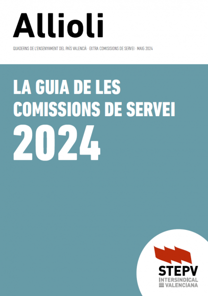 Guia de les comissions de servei 2024