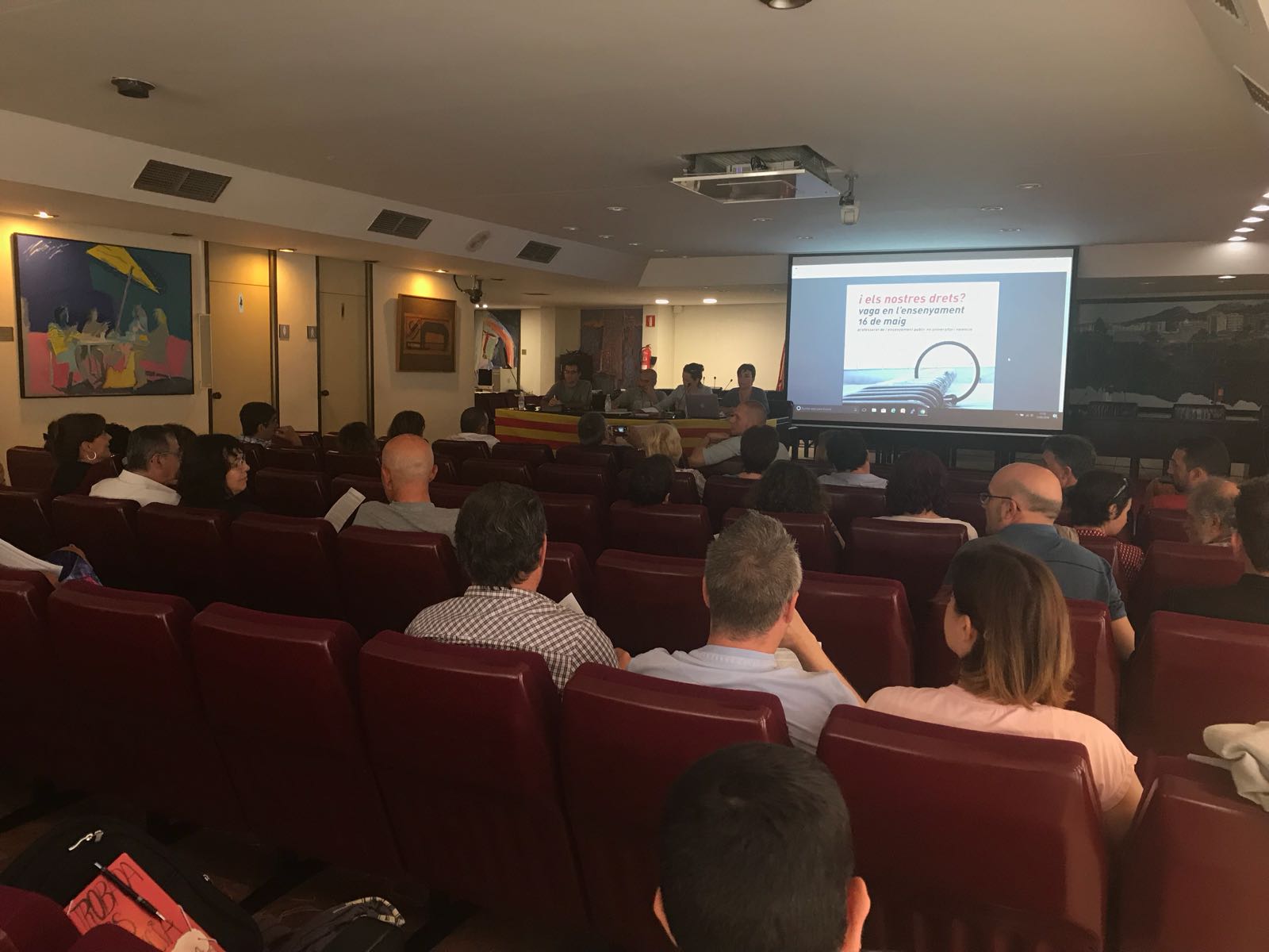 Un moment del Consell Nacional d'aquest matí