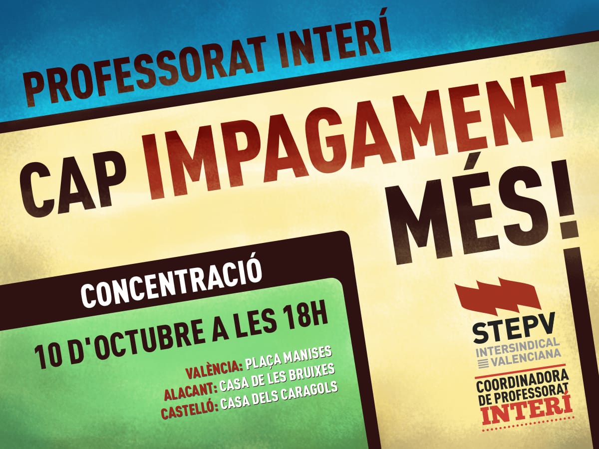Concentració a Alacant el passat 10 d'octubre