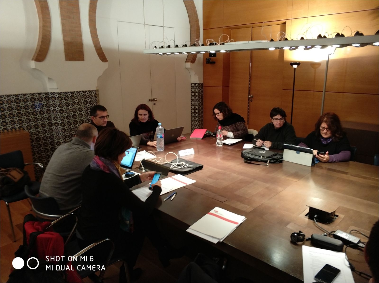 Delegació de STEPV en la Mesa Sectorial d'aquest matí