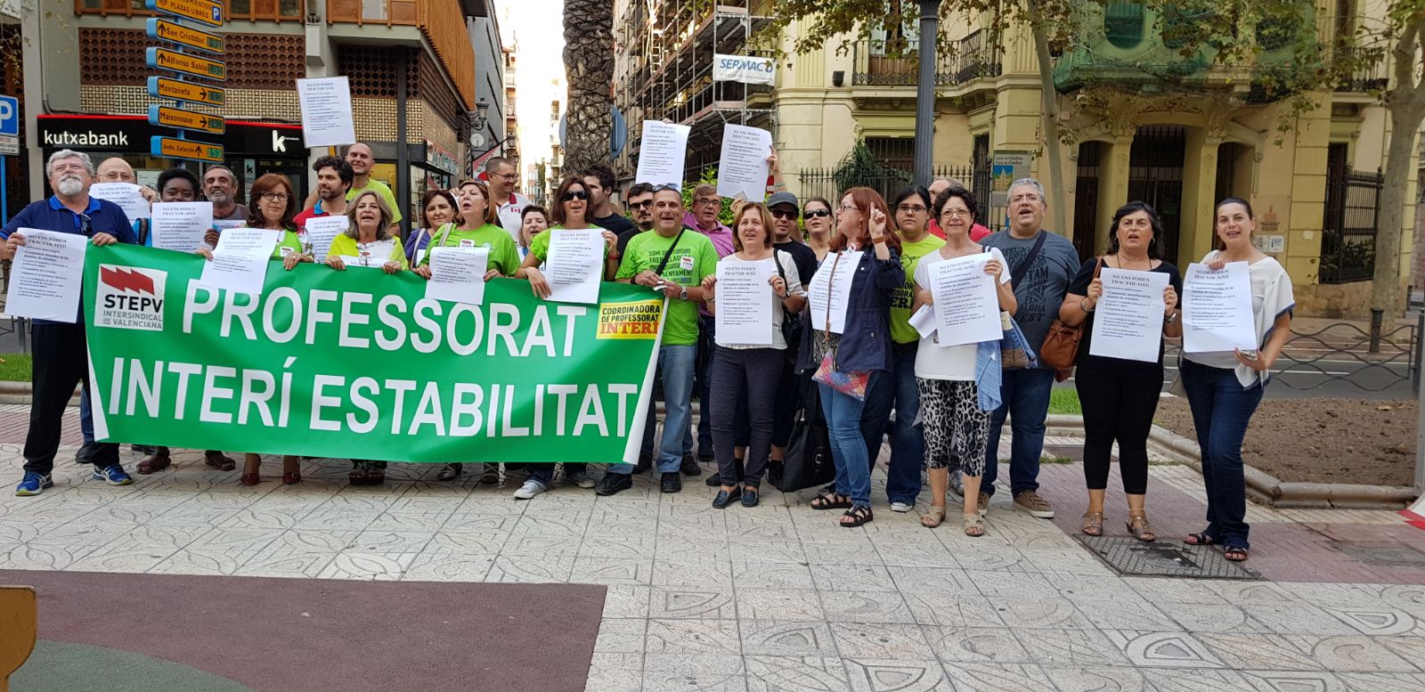 Concentració a Alacant el passat 10 d'octubre