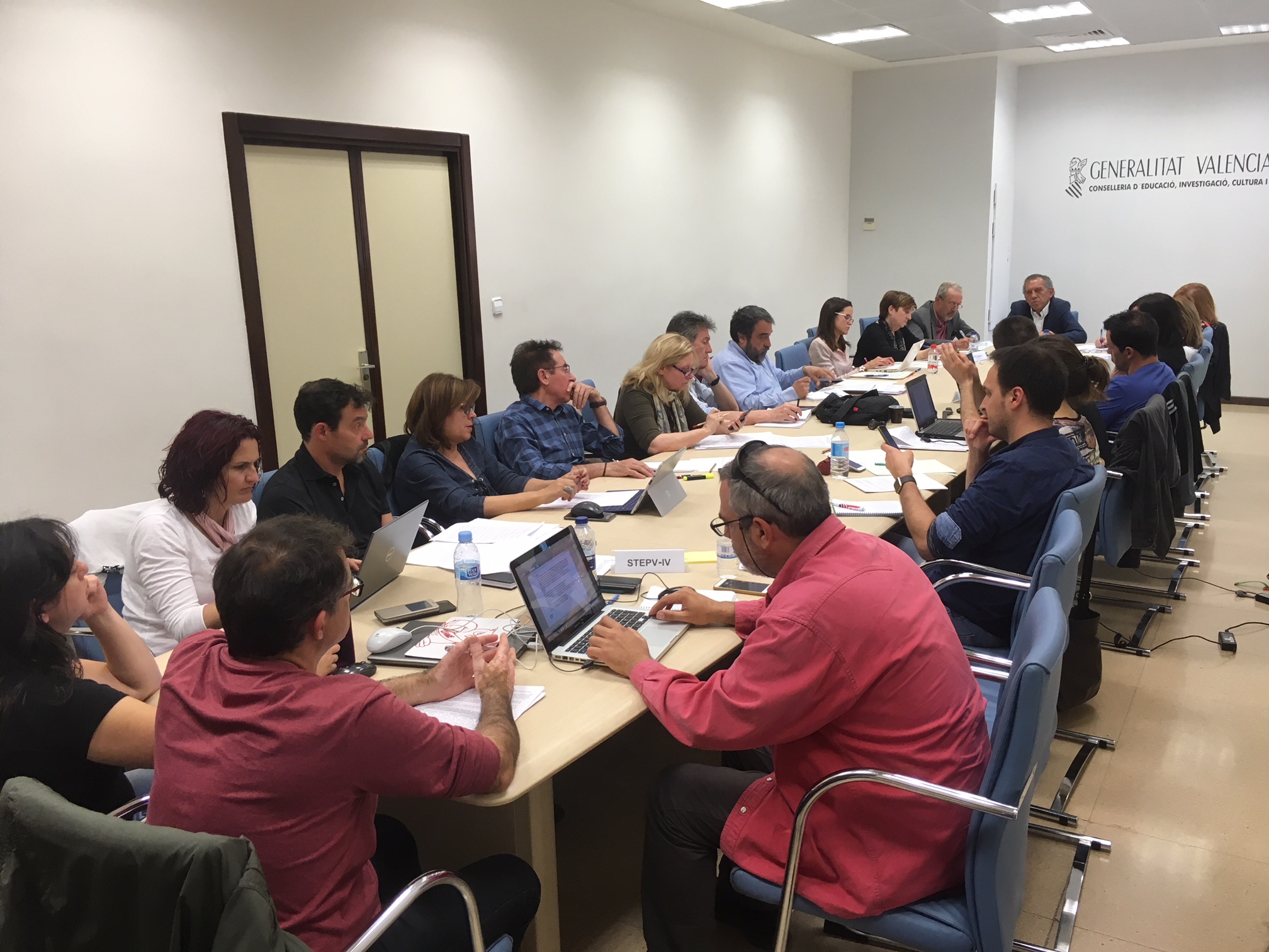 Un moment de la mesa sectorial d'aquest matí