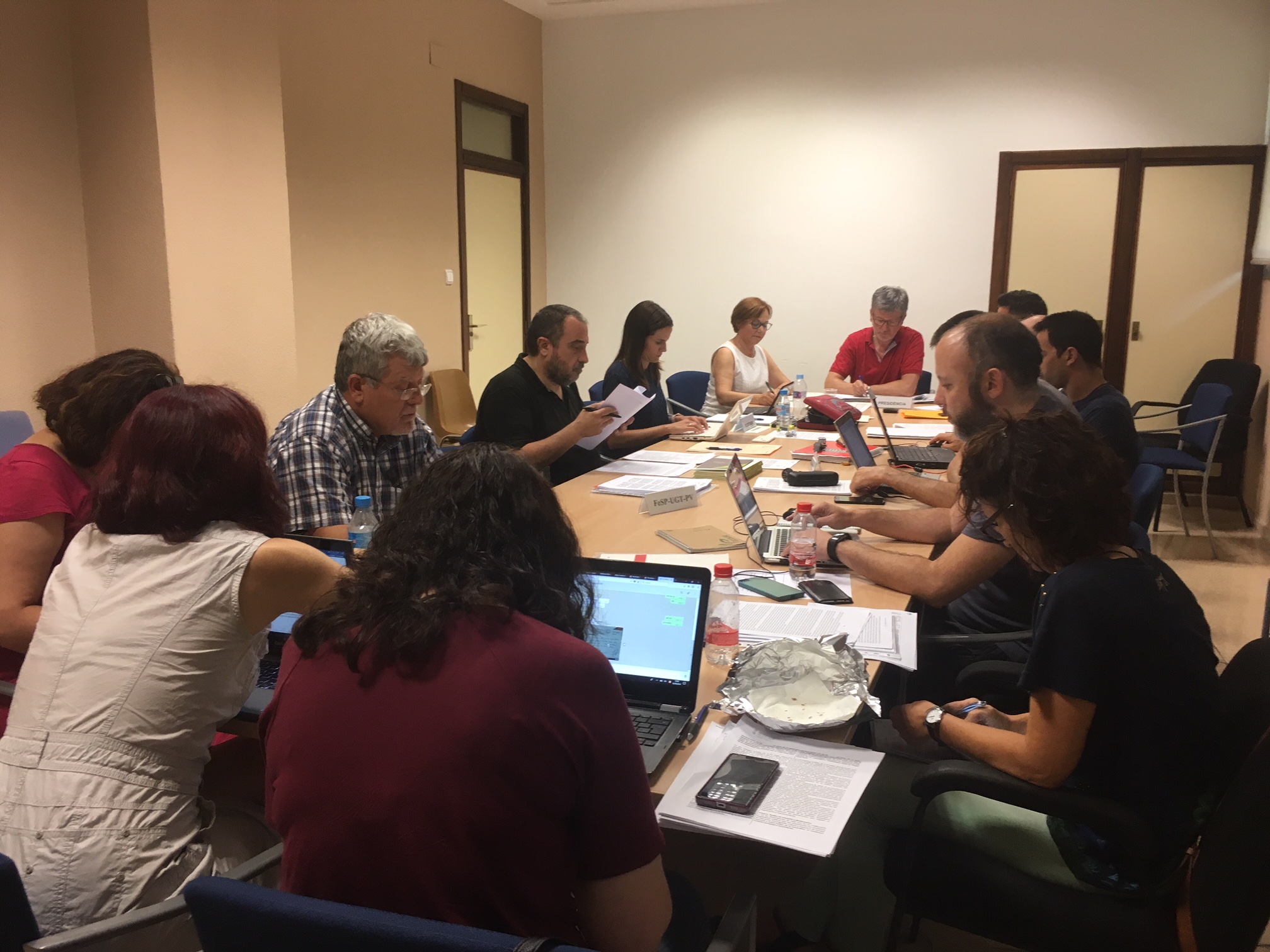 Un momebt de la mesa d'aquest matí