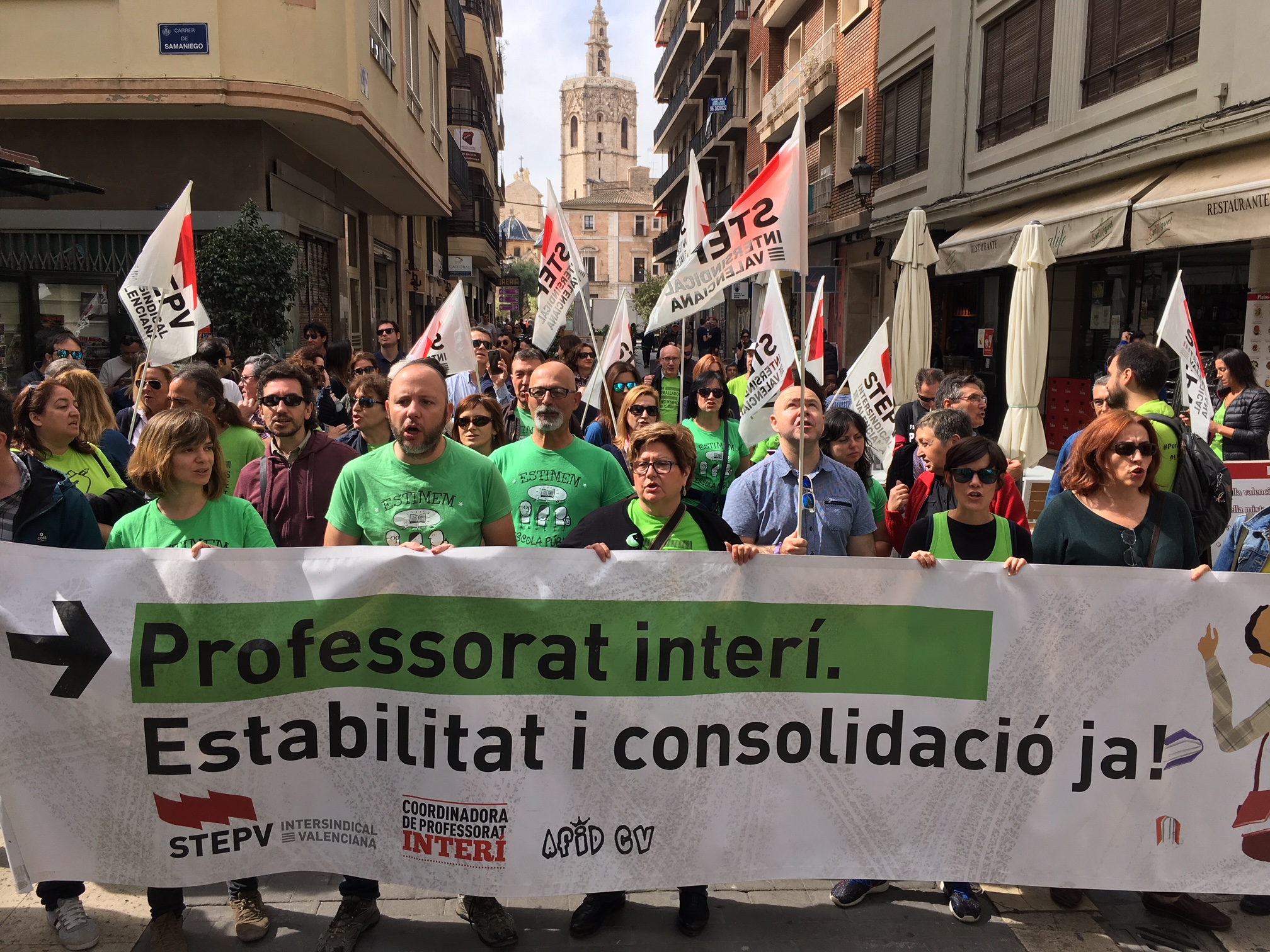 Concentració a València aquest matí
