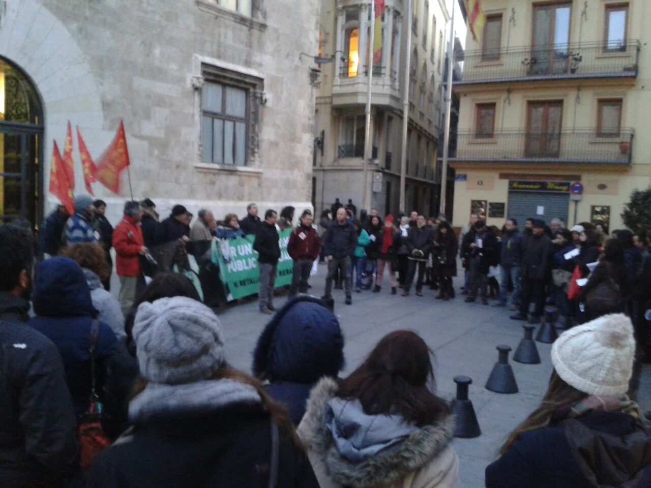 Concentració a València